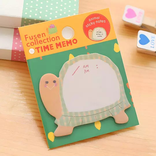 Cute Mini Animal Sticky Notes - Sticky Note Pads - Panda, Cat, Frog, Pig, Rabbit