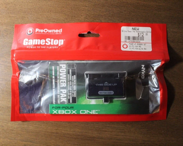 NYKO Power Pak XBOX ONE CONTROLLER RECHARGEABLE BATTERY ~ Gamestop