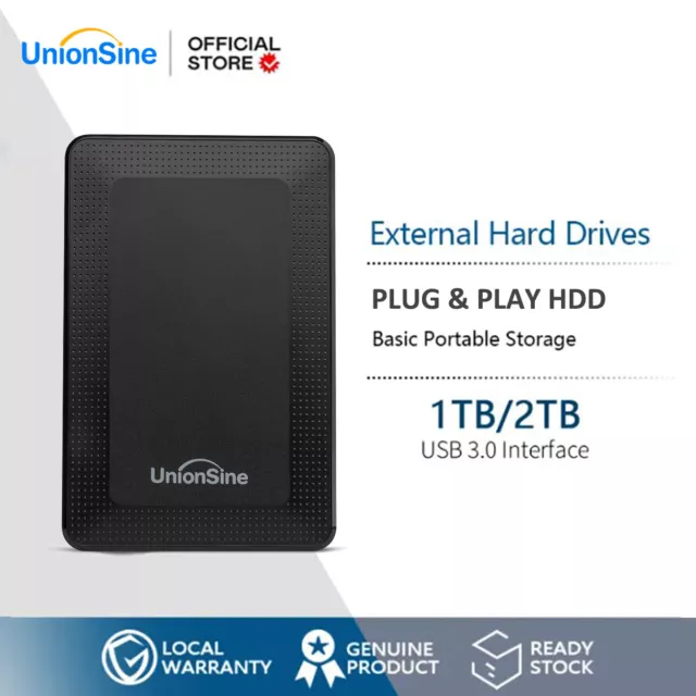 Externe HDD Festplatte 1TB 2TB tragbare USB 3.0 High Speed Hard Drive Mobile DE