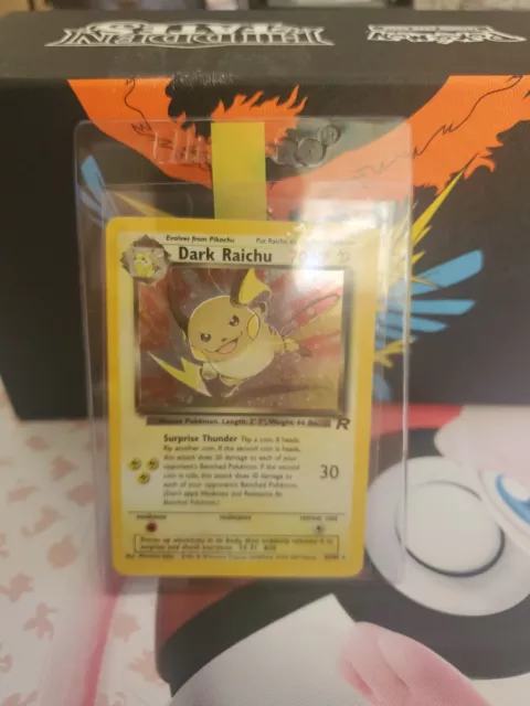 Pokemon TCG Dark Raichu 83/82 Team Rocket Unlimited Holo Rare WOTC LP