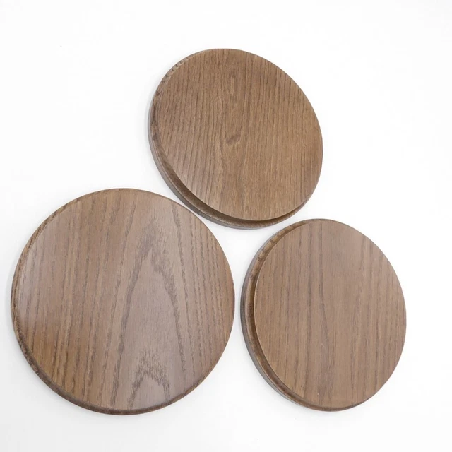 3 Pieza Placa de Jabalí Redondo Braun Af 17 CM Tablero Keiler Gewaffbrett 3