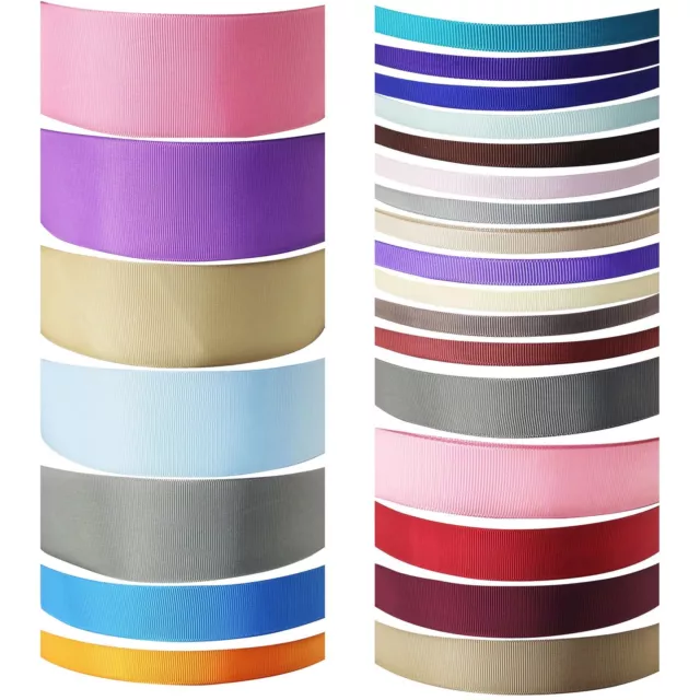 Premium Grosgrain Ribbon In Assorted Sizes and Colours