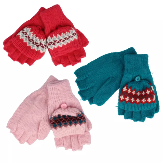 Girls Gl115 One Size Mittens By Rjm Retail Price £3.99