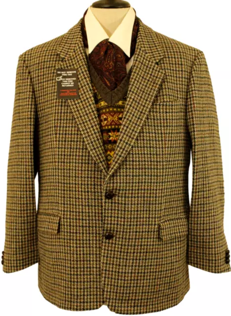 Vintage Marks & Spencer St Michaels 44" Brown Mix Tweed Jacket