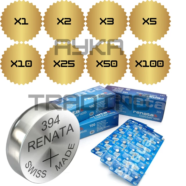 10 Pile Batterie Per Orologio 394 SR936SW Seiko 1.55V - Foto 8