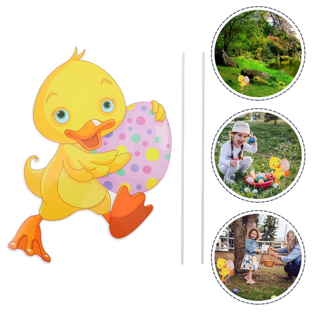 Signe De Pâques Boutures De Jardin De Pâques Décor De Statue Décor De Porte Oeuf