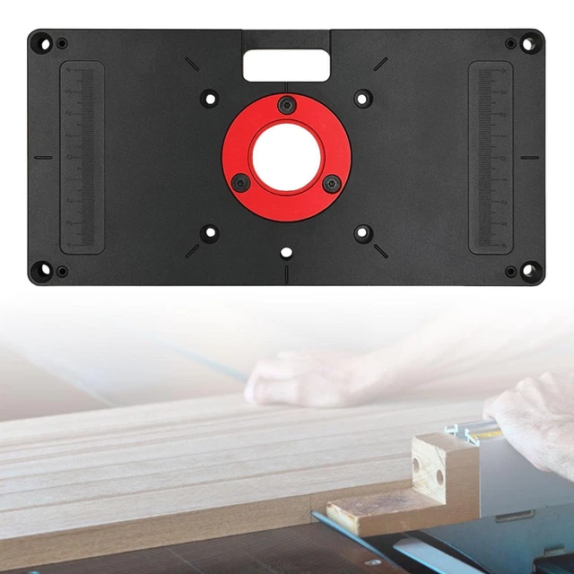 Routeur Table Insérer Plaque Bois Outil Coupe Fraiseuse Accessoires