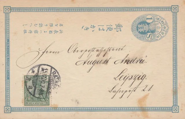 Japan 1900: Tagonoura to Rathen - Leipzig