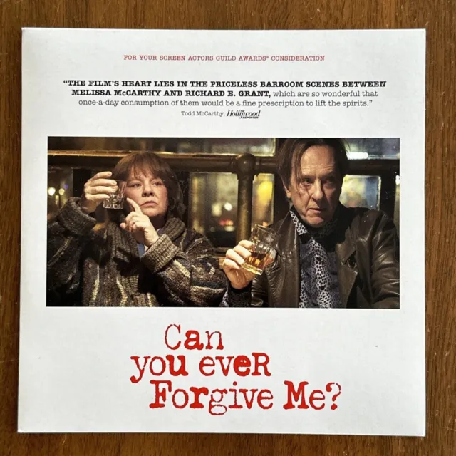Can You Ever Forgive Me? FYC DVD Lee Israel Melissa McCarthy Richard E Grant