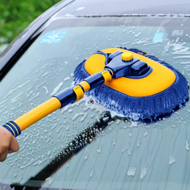 Brosse de lavage de voiture vadrouille réglable humide et sèche pour camion