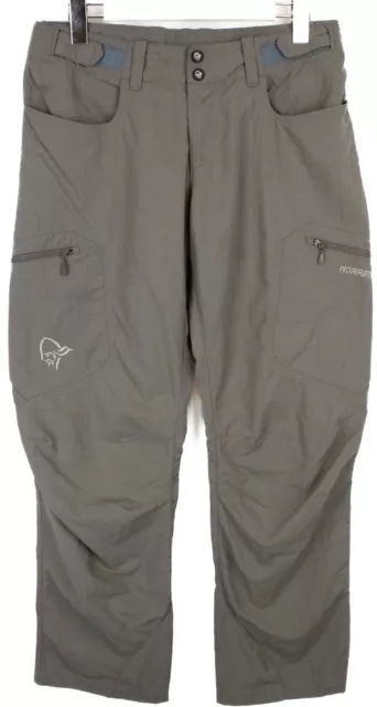 Norrona Svalbard Mid Weight Pantaloni Donna Medio Sottile Zip Tasche Trekking