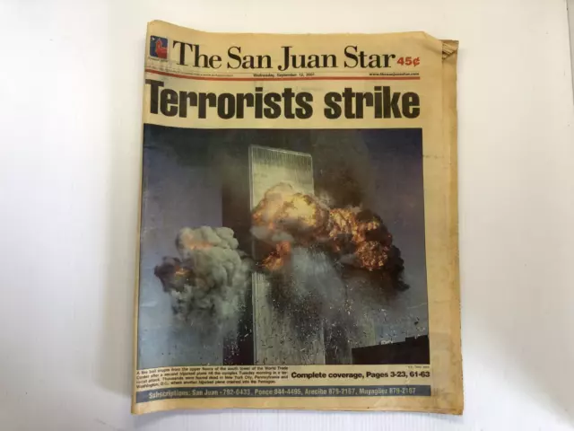 Newsletter "The San Juan Star" / 12 September 2001