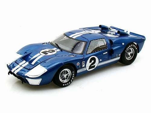 Shelby Collectibles 1966 Ford Gt40 Mk Ii Blue 1/18 Gt 40 Mk2 Green Mini Car