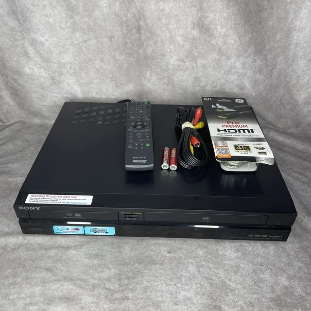SONY RDRVX555 DVD VHS VCR Recorder Working And Tested With Remote