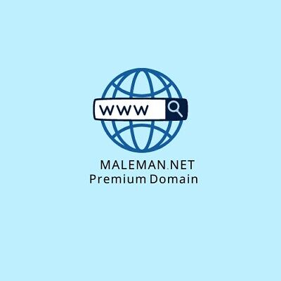 MALEMAN.NET - premium domain name - No reserve!