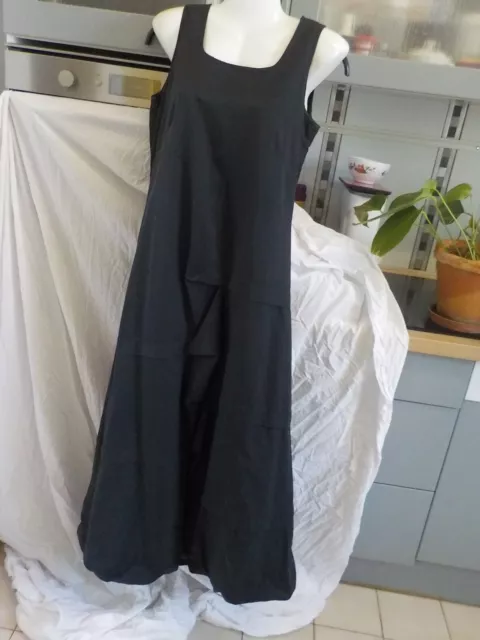 SUPERBE ROBE NOIRE et doubl e Jacqueline Riu taille 38 TBE