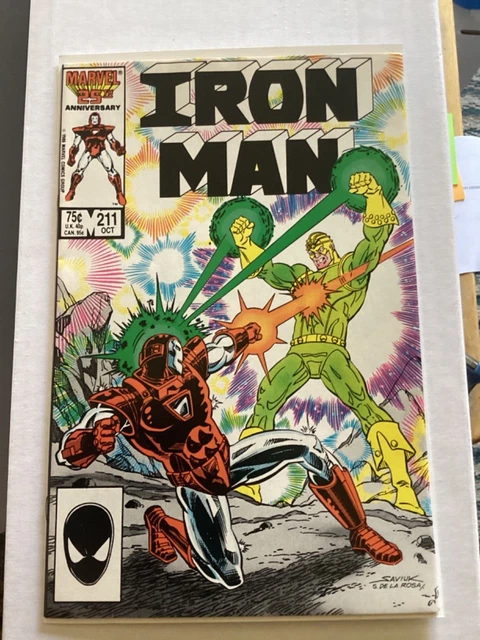 Invincible iron man #211 uncirculated high grade 8.5+? lots of pics E