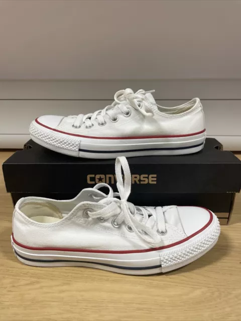 SNEAKERS CONVERSE ALL Star Chuck Taylor bianche basse M7652 UK