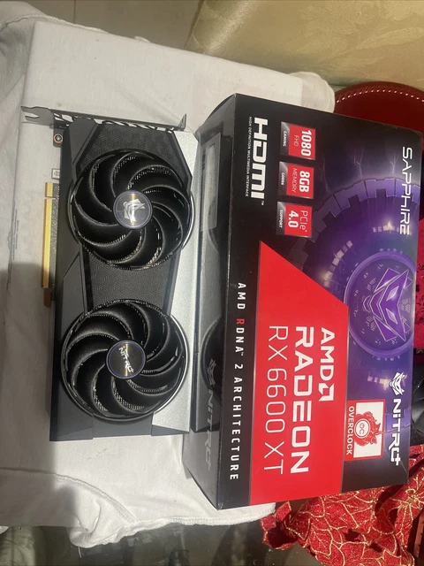 SAPPHIRE NITRO+ AMD Radeon RX 6600 XT GDDR6 8GB Graphics Card EUR 182 ...