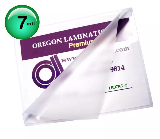 200 Letter size 7 Mil Hot Laminating Pouches 9 x 11-1/2 Clear 9x11.5