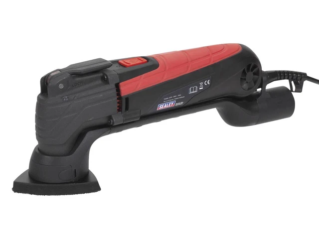 Amoladora Y Estuche Cortadora De Lijadora Oscilante Función Multiherramienta Sealey Smt300Q 300W