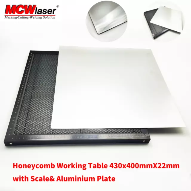 Laser Wabenplatte 300x200mm/400x400mm 7.5mm Honeycomb Wabengitter Aluminium