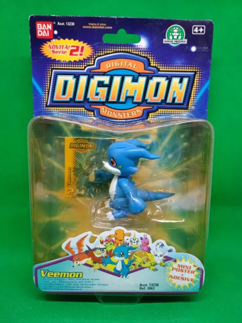 Bandai - Giochi Preziosi - Digimon - Veemon - Serie 2 - Action Figure - Nuovo