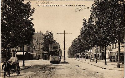 CPA ak vincennes-la rue de paris (580005)
