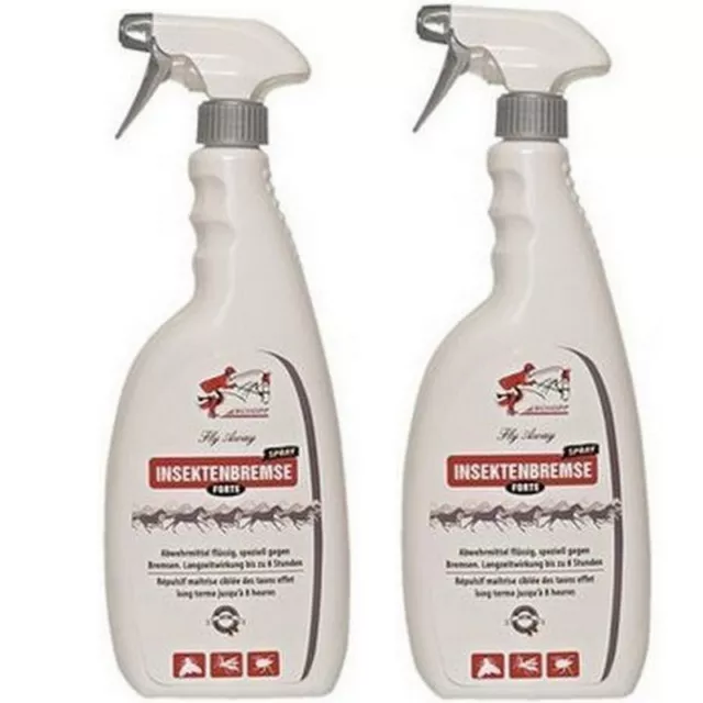 2X Schopf Ir 35/10 Caballos Insektenbremse 500ML Spray Forte Moscas