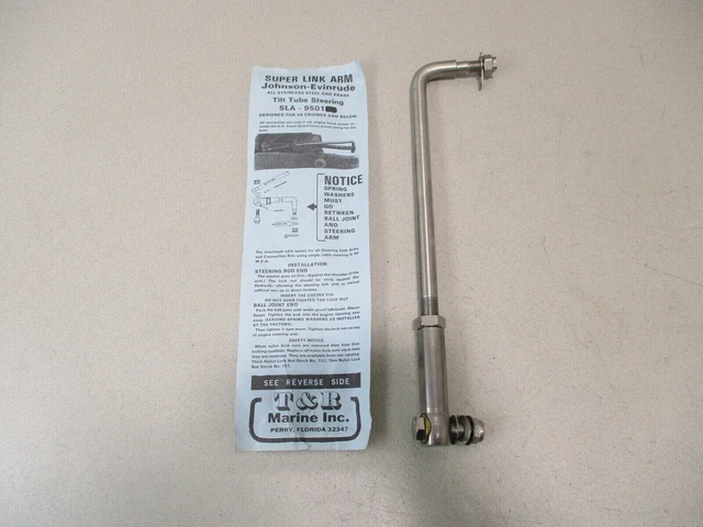 SLA-9501 T&R Marine 1/2" Evinrude Johnson SS Super Link Steering Arm