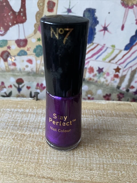 NO7 STAY PERFECT Nail Polish ( Vivid Violet 40) 10ml £ - PicClick UK NO7 STAY PERFECT Nail Polish ( Vivid Violet 40) 10ml £ - PicClick UK