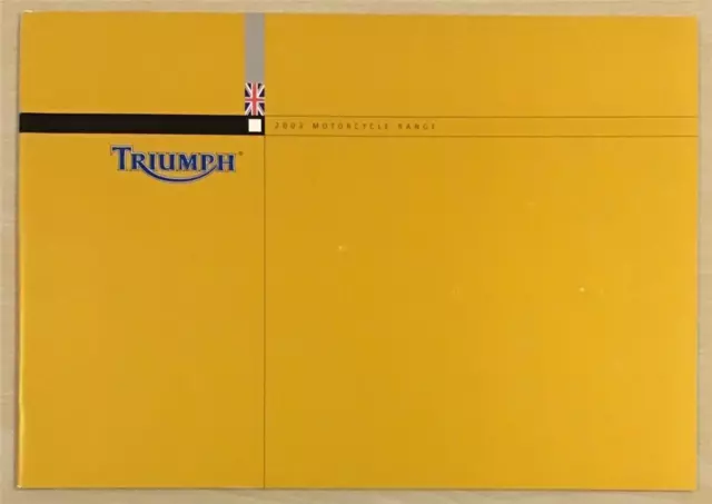 TRIUMPH SPORTS MOTORCYCLE Range Sales Brochure 2003 #T3864620 Daytona TT600++