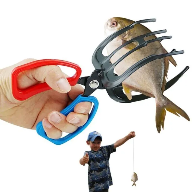 FISHING PLIERS GRIPPER Metal Fish Control Clamp Claw Tong Grip Forceps  Tackle $13.99 - PicClick AU
