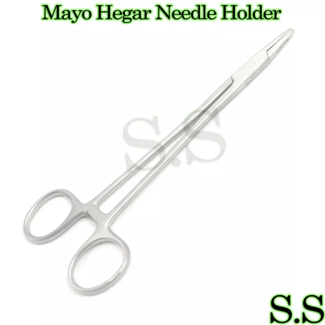 Mayo Hegar Needle Holder 8" Surgical Dental Instruments O.R Grade