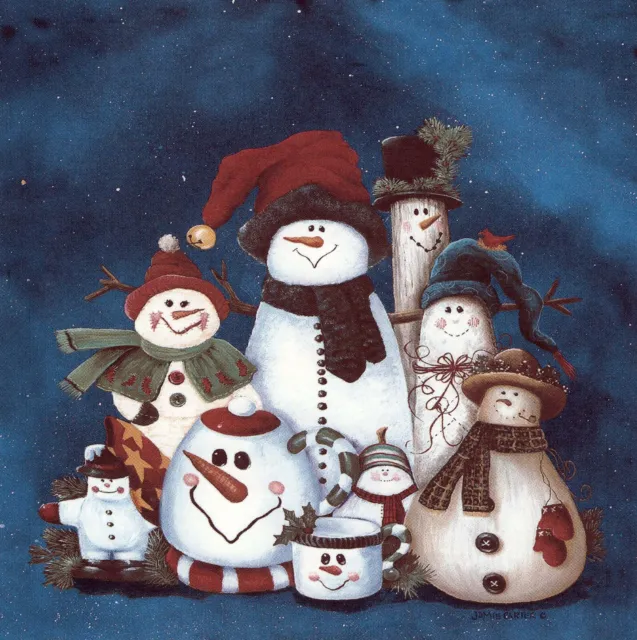 Calcomanía de cerámica tobogán de nieve Christmas Art Deco grupo 1 pieza 6"" X 6"" buey
