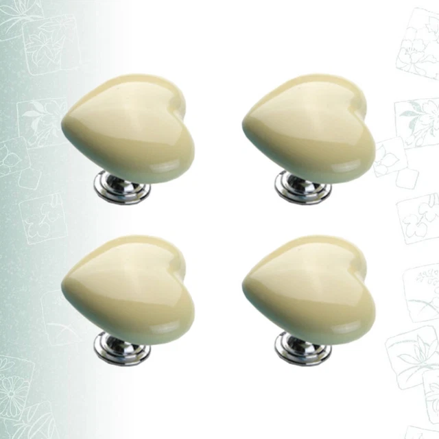 4 Pcs Ceramic Drawer Handle Cupboard Knobs Diamond Dresser Knobs Furniture 2