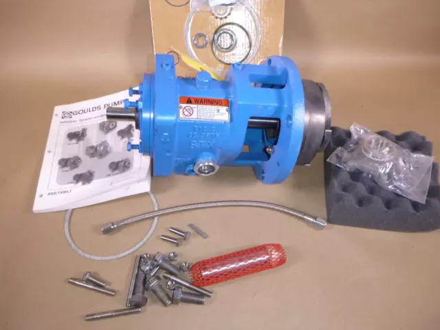 New Goulds 3196 I-Frame ANSI Process Pump Size 1 x 1.50-6 (Less Casing)