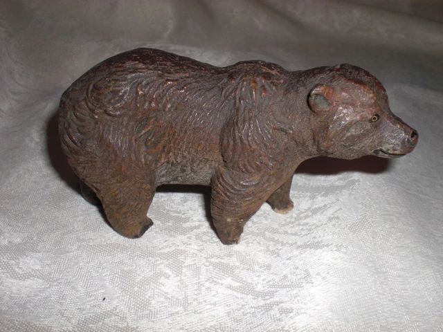 Bär Massefigur Weihnachtsberg Erzgebirge alt groß sehr selten
