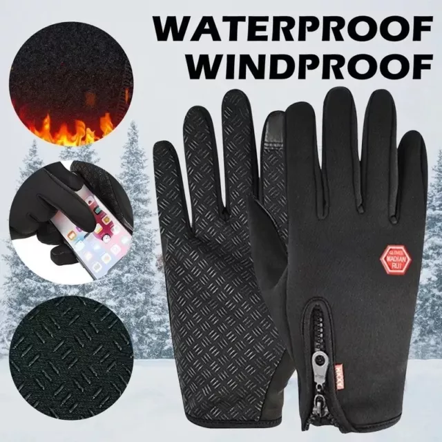 Gants Chauffants Résistant À L'eau Pour Vie De Tout Les Jours Ou Sport.