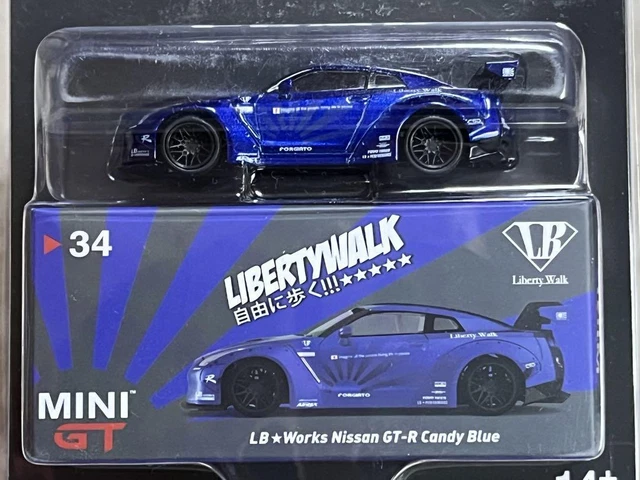 MINI GT LBWK Lb Works Nissan R35 Gt-R Candy Blue $475.21 - PicClick