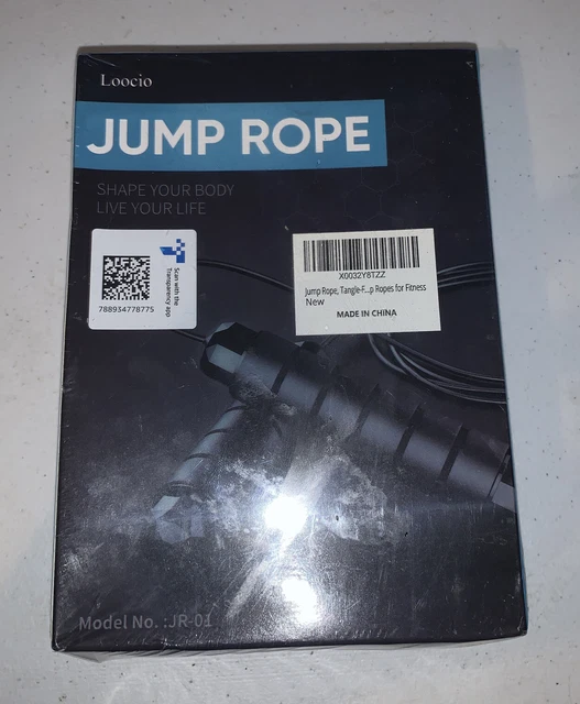 Loocio Jump Rope, Tangle-Free Rapid Speed Jumping Rope Cable with Ball Bearings