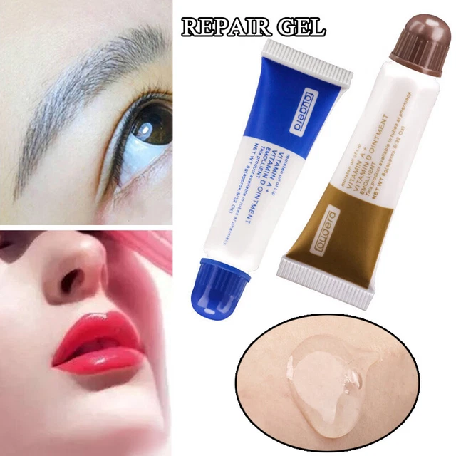 Crema post-cura vitamina A&D unguento 8G opzioni tatuaggio Fougera microblading ❥: