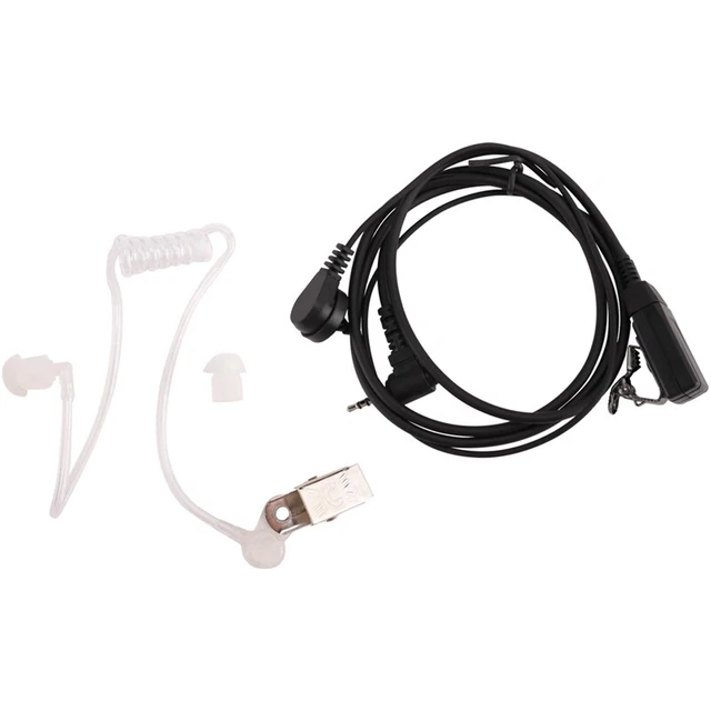Palm PTT - Auricolare A Tubo Acustico Nascosto Per Radio ICOM A 2 Pin - Foto 2