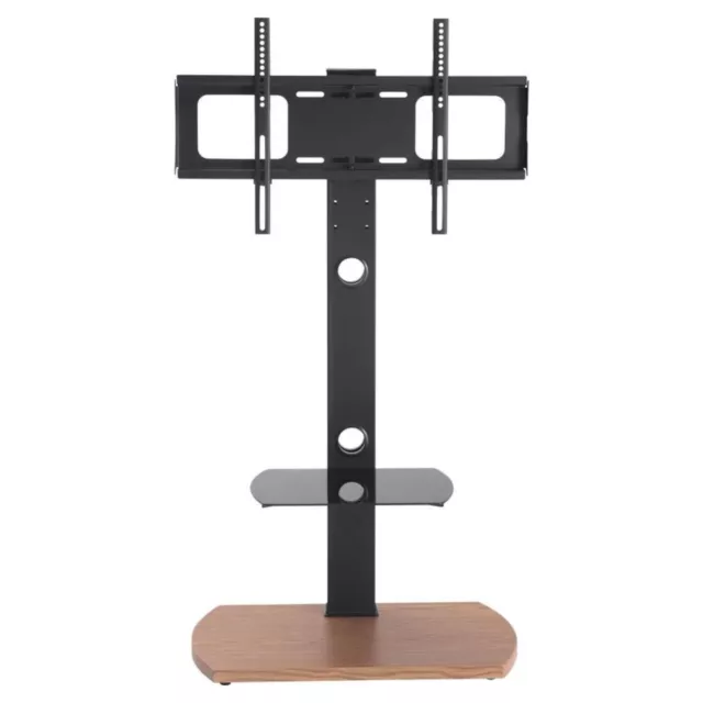 TTAP FS1-OAK TV Stand with Bracket Black and Oak