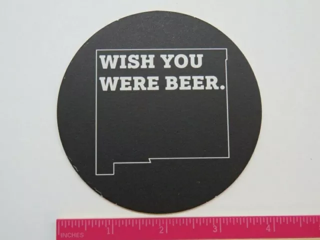 Beer Coaster ~ RIO BRAVO Brewing Co ~ Albuquerque, NEW MEXICO ~ Wish You Were 3