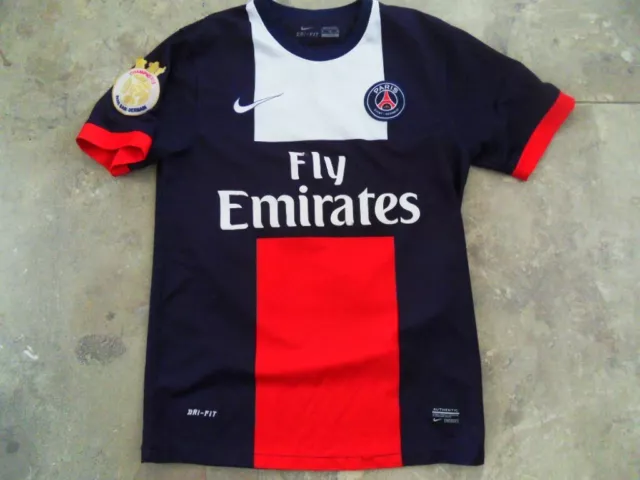 Maillot Nike Paris Saint Germain Psg Saison 2013/14 Floque Zlatan Ibrahimovic