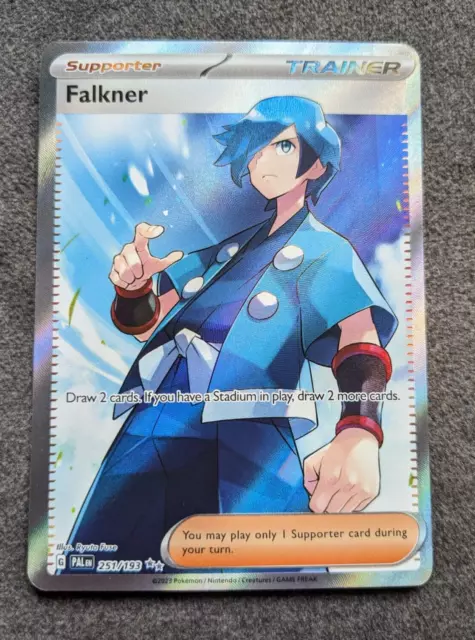 Falkner - Ultra Rare Full Art - 251/193 - SV02 Paldea Evolved - Pokemon