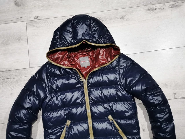 DUVETICA___ Down Puffer Jacket Shiny Mens Hooded___ Size M