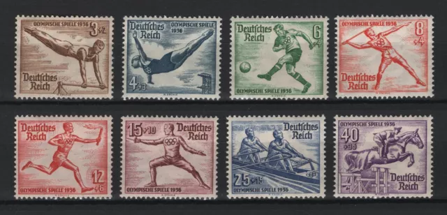 1936 Deutsches Reich aus 609-616 * Olympiade Satz / Einzelmarken zur Auswahl