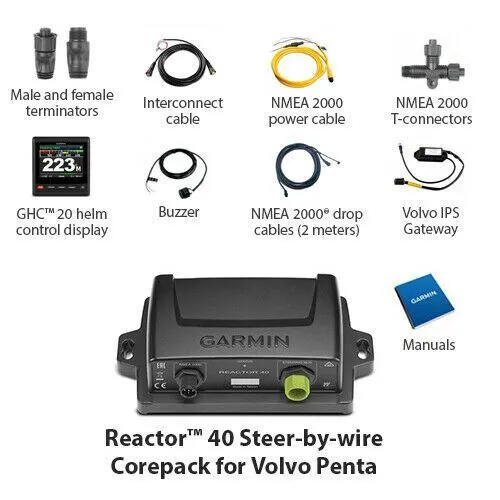 Garmin Reactor 40 Steer-by-wire Corepack f/ Volvo Penta With GHC 20 010-00705-89